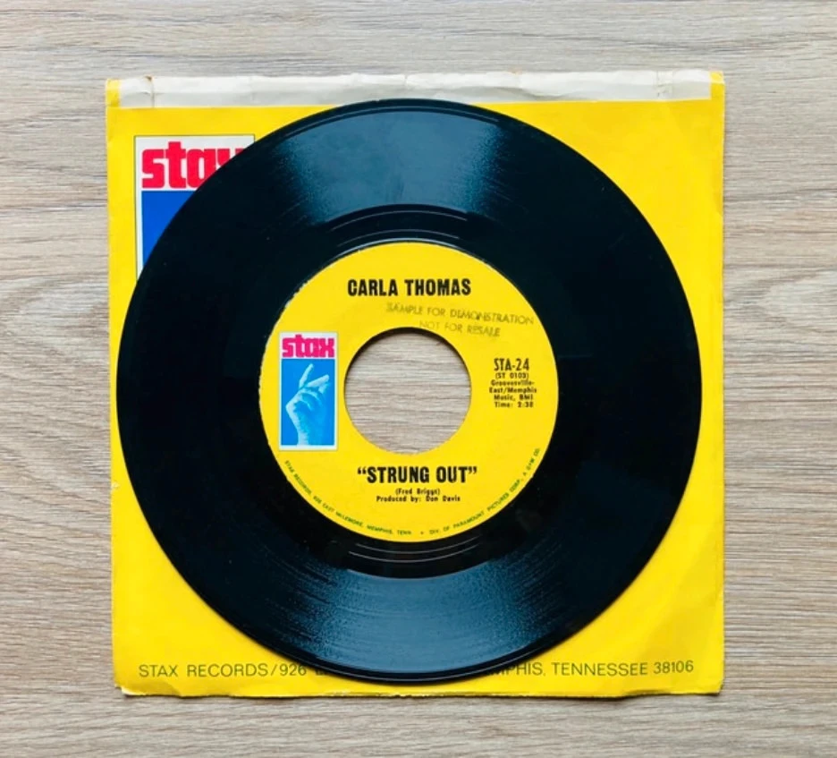 Vinylplaat 45t Carla Thomas I like what you’re doing (to me). – photo 2